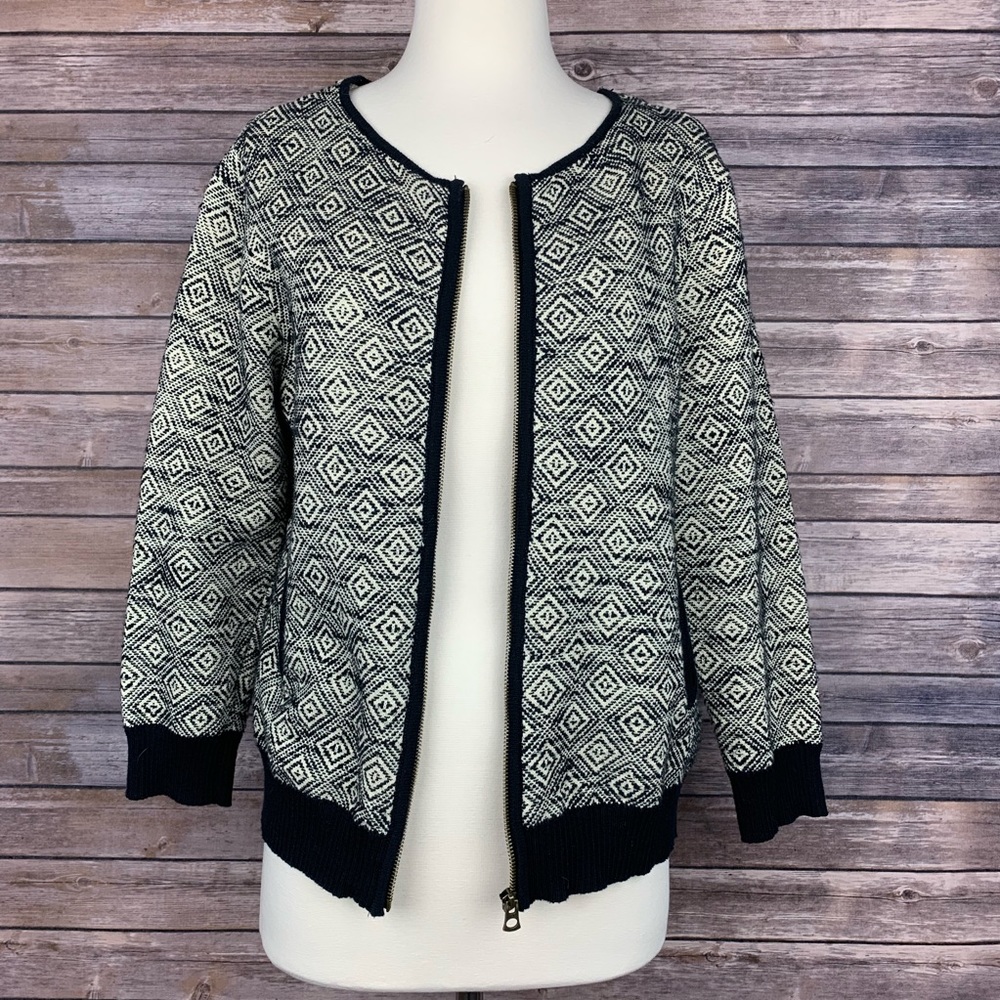 LUCKY BRAND Zip Up Sweater